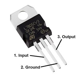 7805 Voltage regulator IC