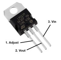 LM317 Adjustable voltage regulator