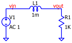 ac_RL_circuit_vout_across_R RL (resistor-inductor) circuit