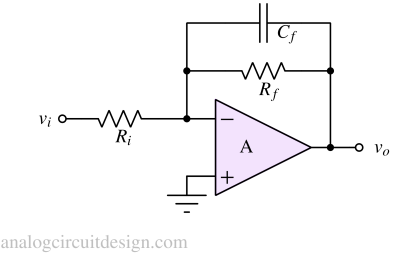 An optimised low pass filter with gain