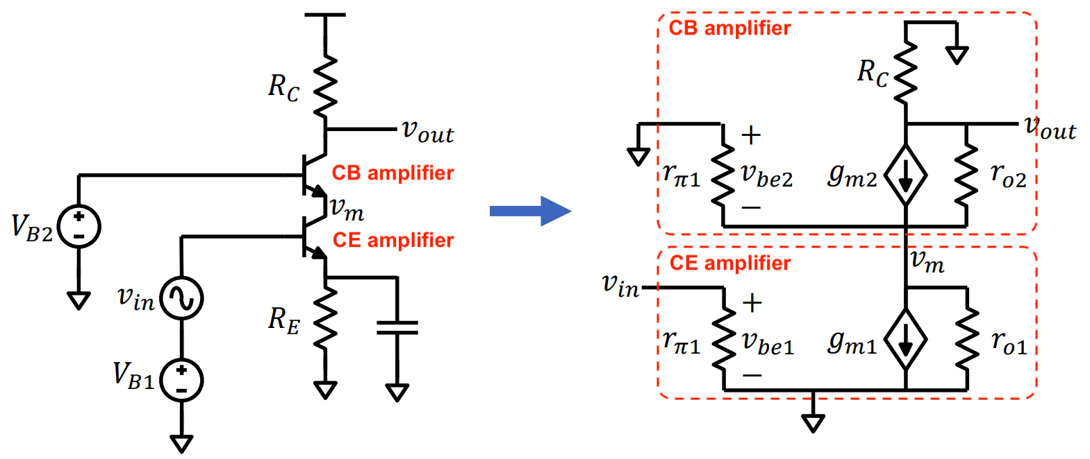 Cascode amplifier