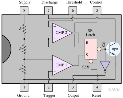 555 timer internal block diagram